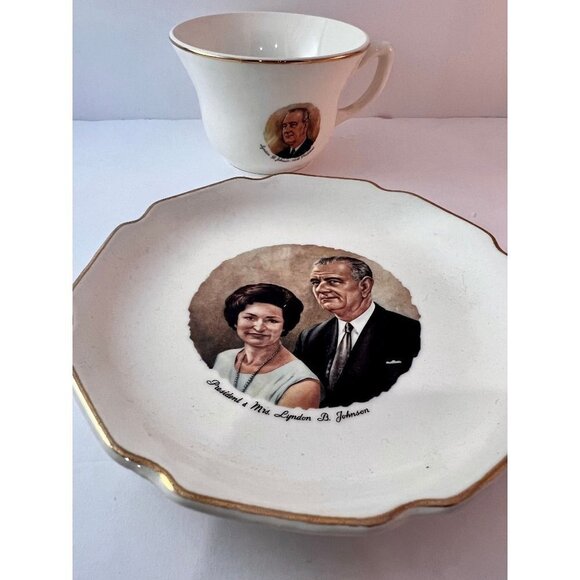 Lyndon B Johnson and Ladybird - Picture 3 of 5